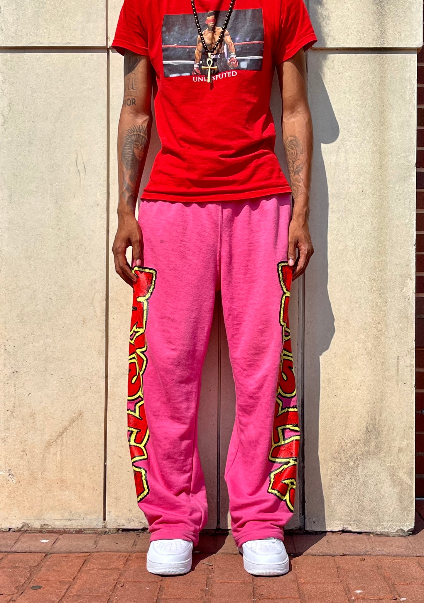 PINK MV BAGGY SWEATS