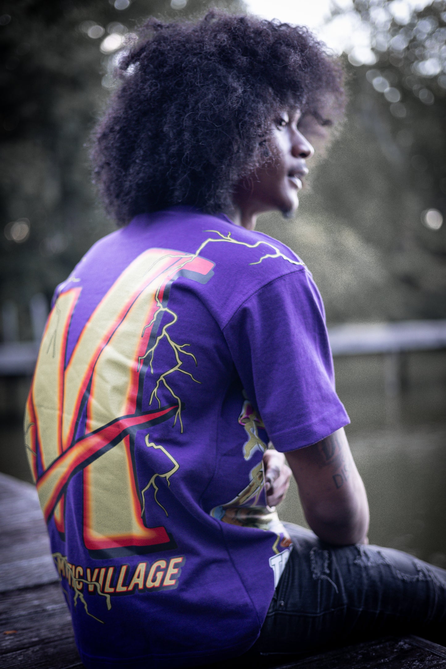 “MV WIZARD” T-SHIRT PURPLE