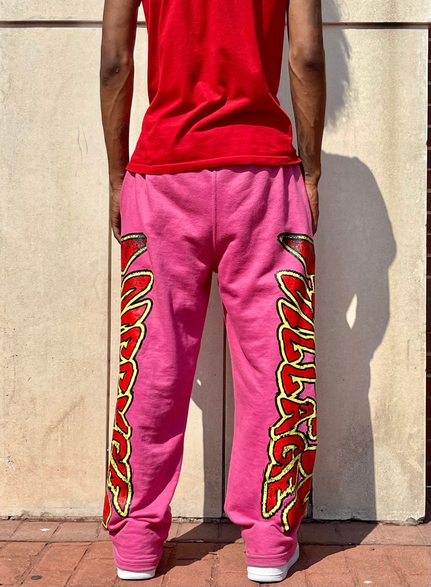 PINK MV BAGGY SWEATS